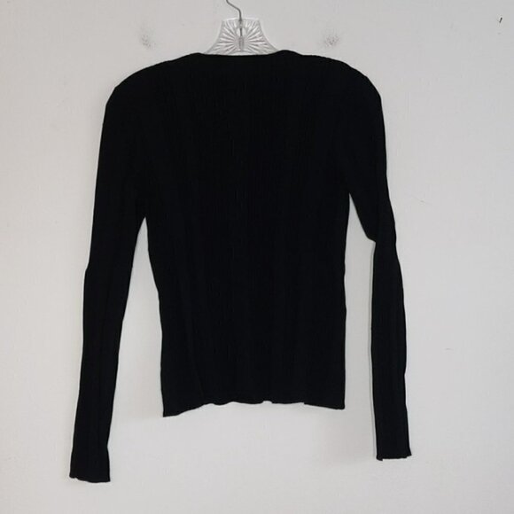 August Silk Knits Black Beaded Sweater - Picture 5 of 6